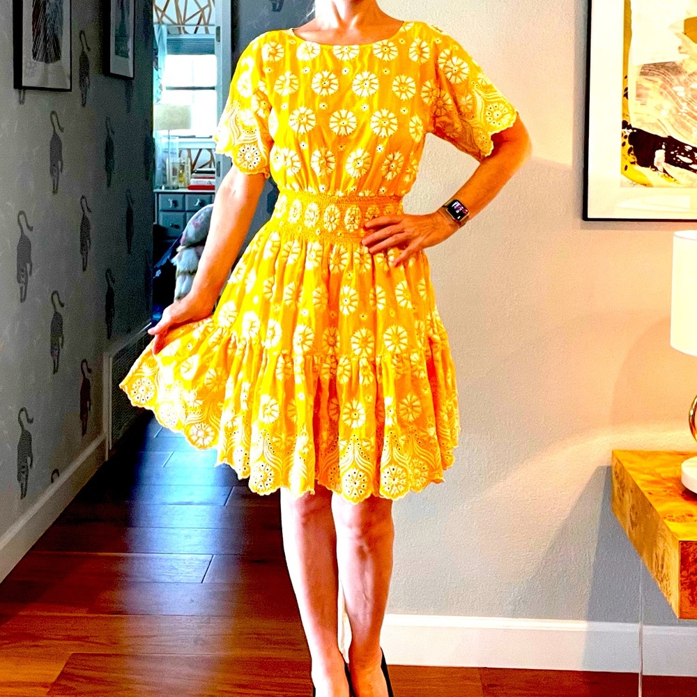 Tory Burch sunflower dress